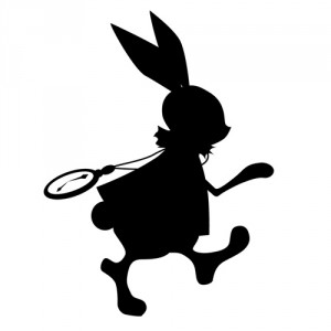 うさぎと時計